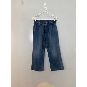 JCrew Crop Jeans with tie belt (size 28) Paper Crop Jeans